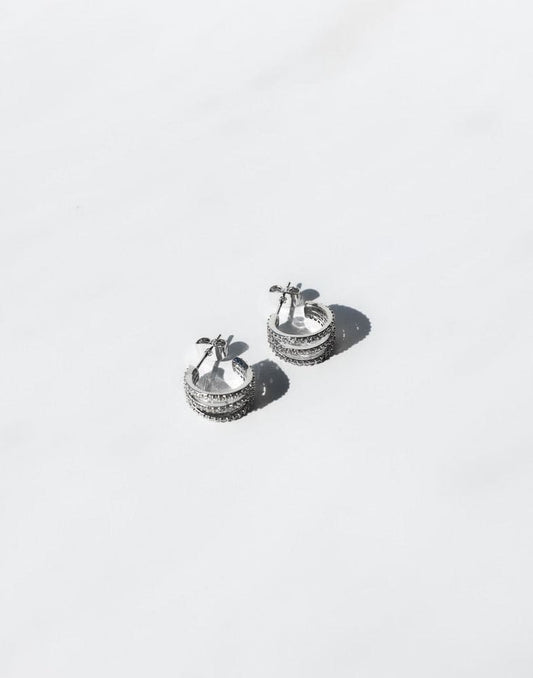Lyza Earrings (Silver)