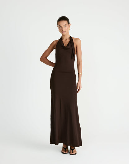 Jairo Maxi Dress (Chocolate)