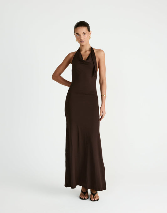 Jairo Maxi Dress (Chocolate)
