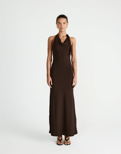 Jairo Maxi Dress (Chocolate)