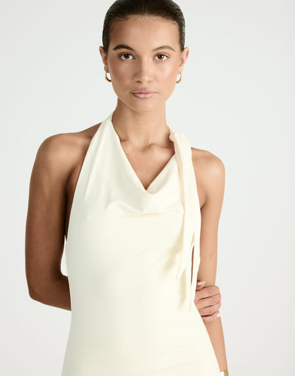 Jairo Maxi Dress (Butter)