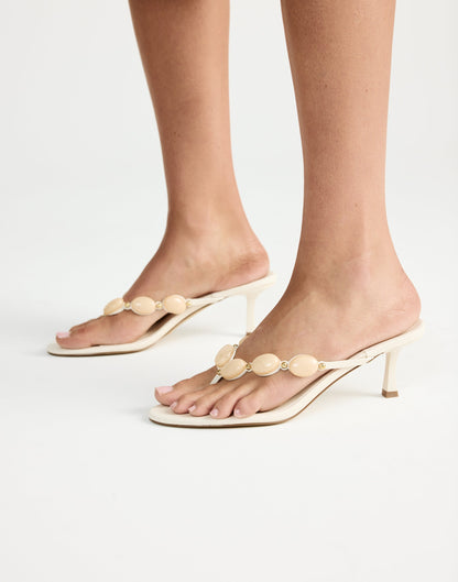 Gema Heels (Bone) - By Billini