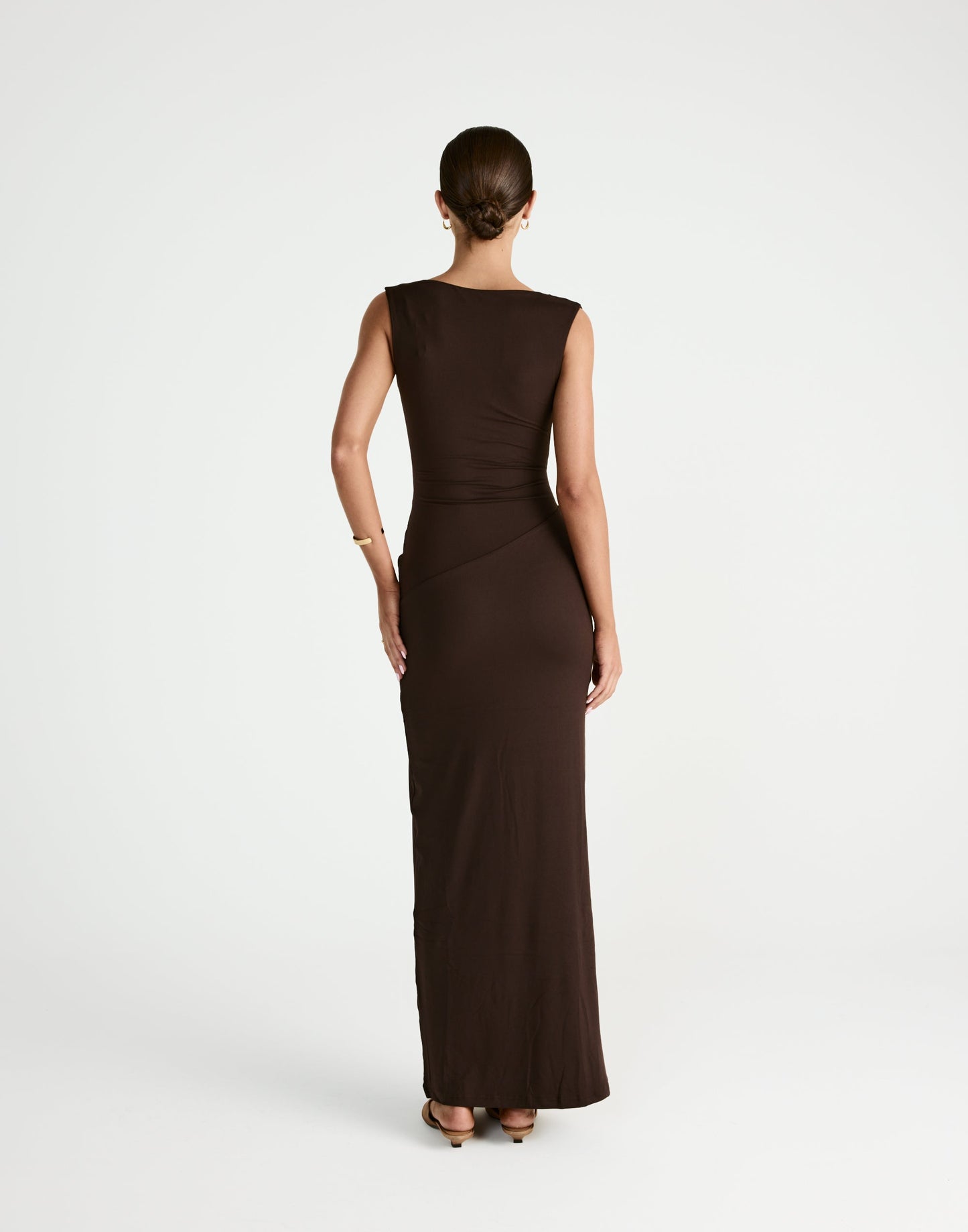Cory Maxi Dress (Chocolate)