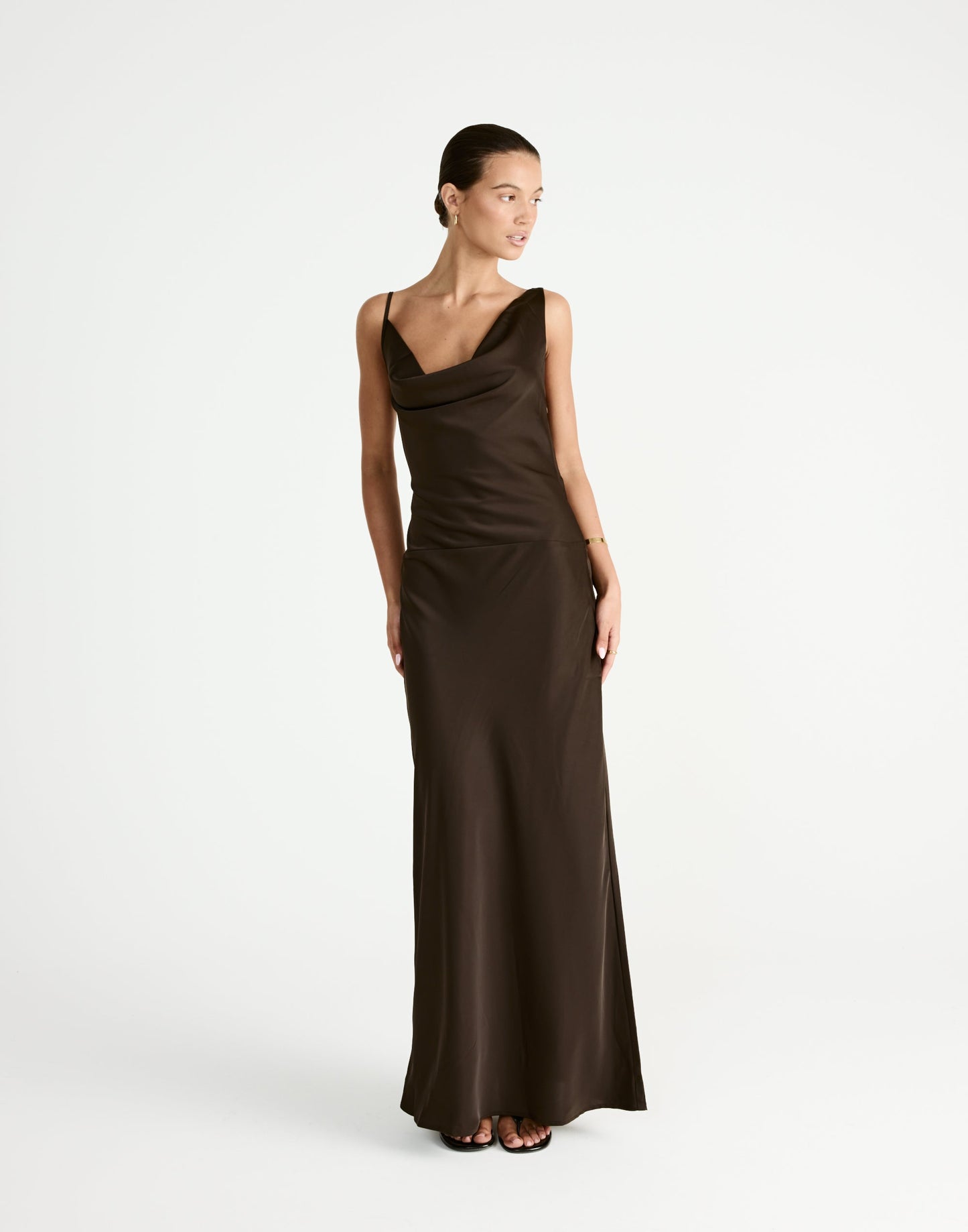 Adley Maxi Dress (Chocolate)