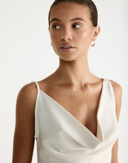 Adley Mini Dress (Oat)