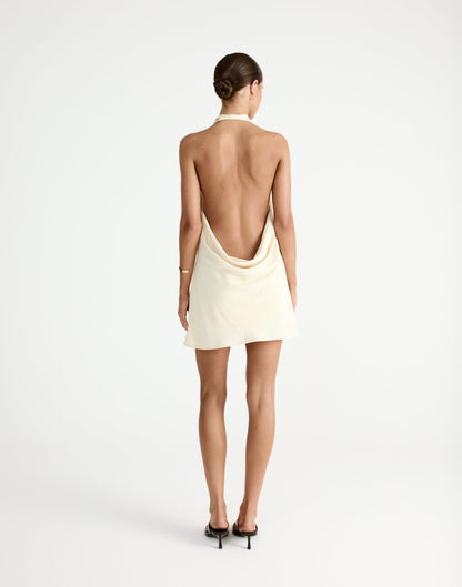 Flynn Mini Dress (Butter)