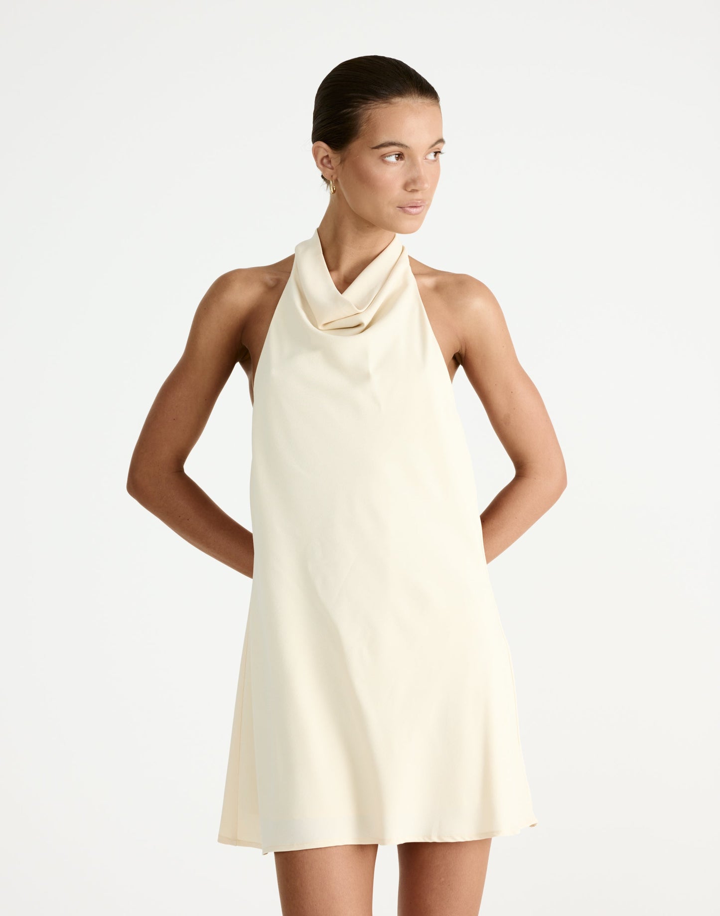 Flynn Mini Dress (Butter)