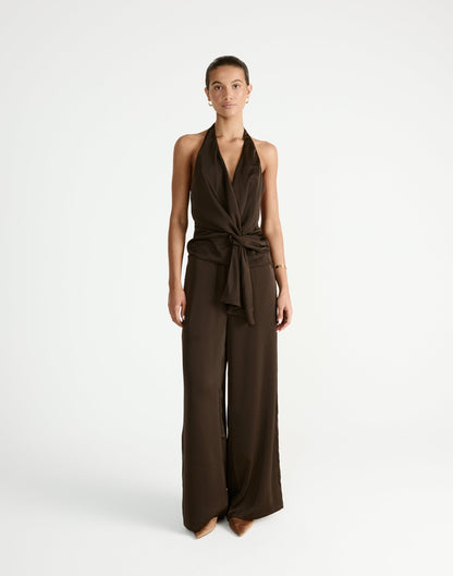 Belinda Top (Chocolate)