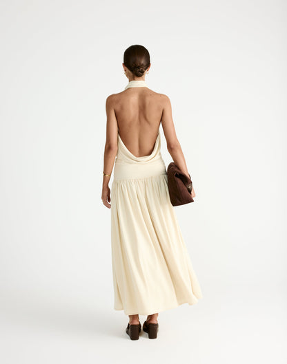Flynn Maxi Skirt (Butter)