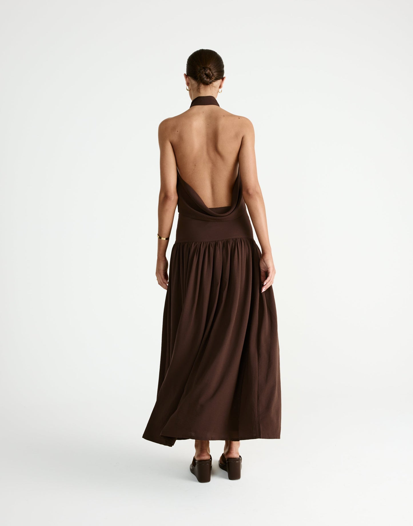 Flynn Maxi Skirt (Chocolate)