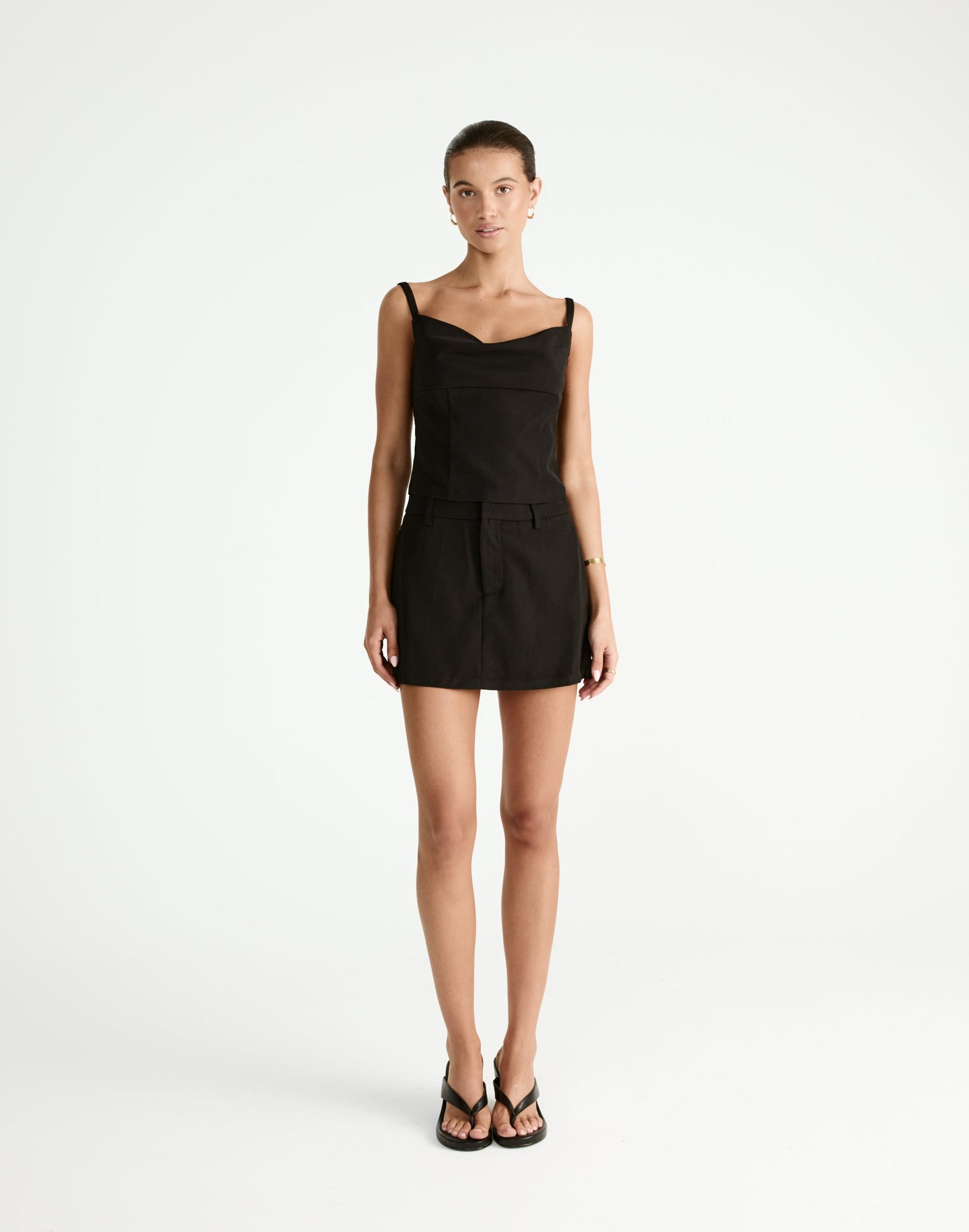 Roshan Mini Skirt (Black)