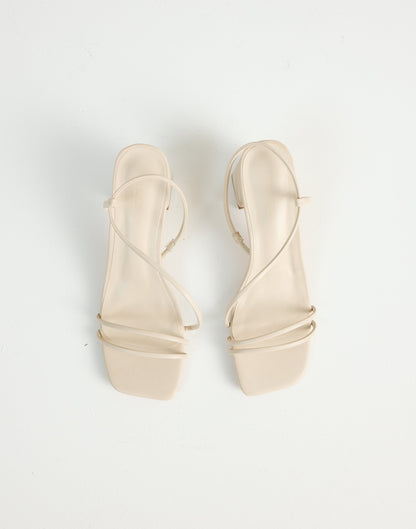 Yelda Heels (Macadamia) - By Billini