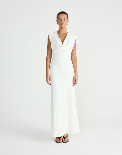 Arena Maxi Dress (Off White)