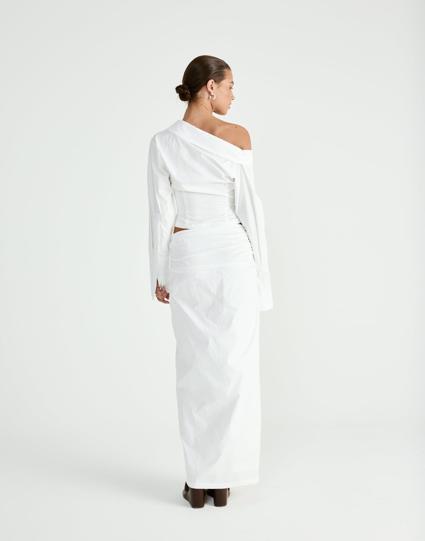 Arion Maxi Skirt (White)