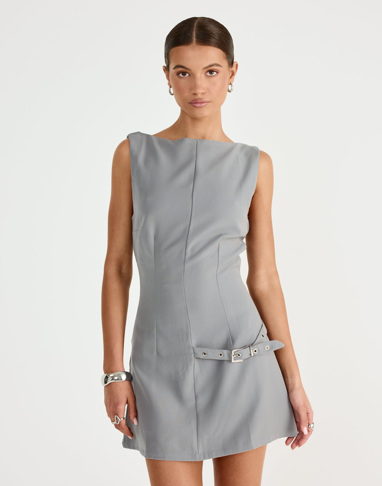 Artie Mini Dress (Cloudy)