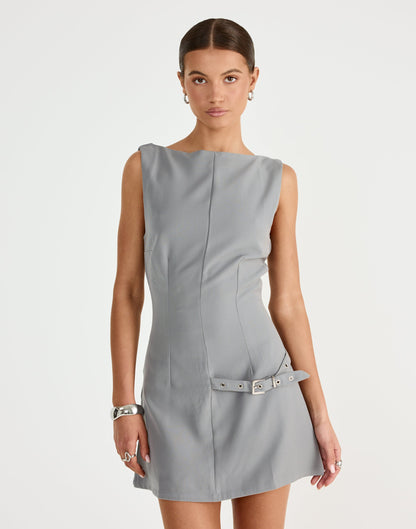 Artie Mini Dress (Cloudy)