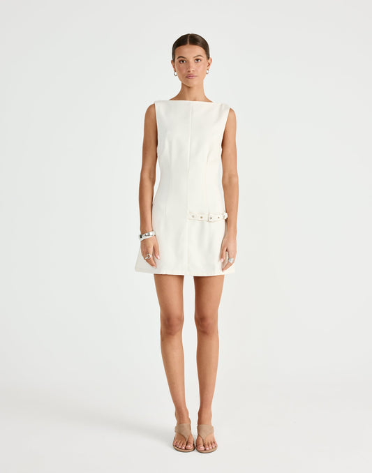 Artie Mini Dress (Oat)