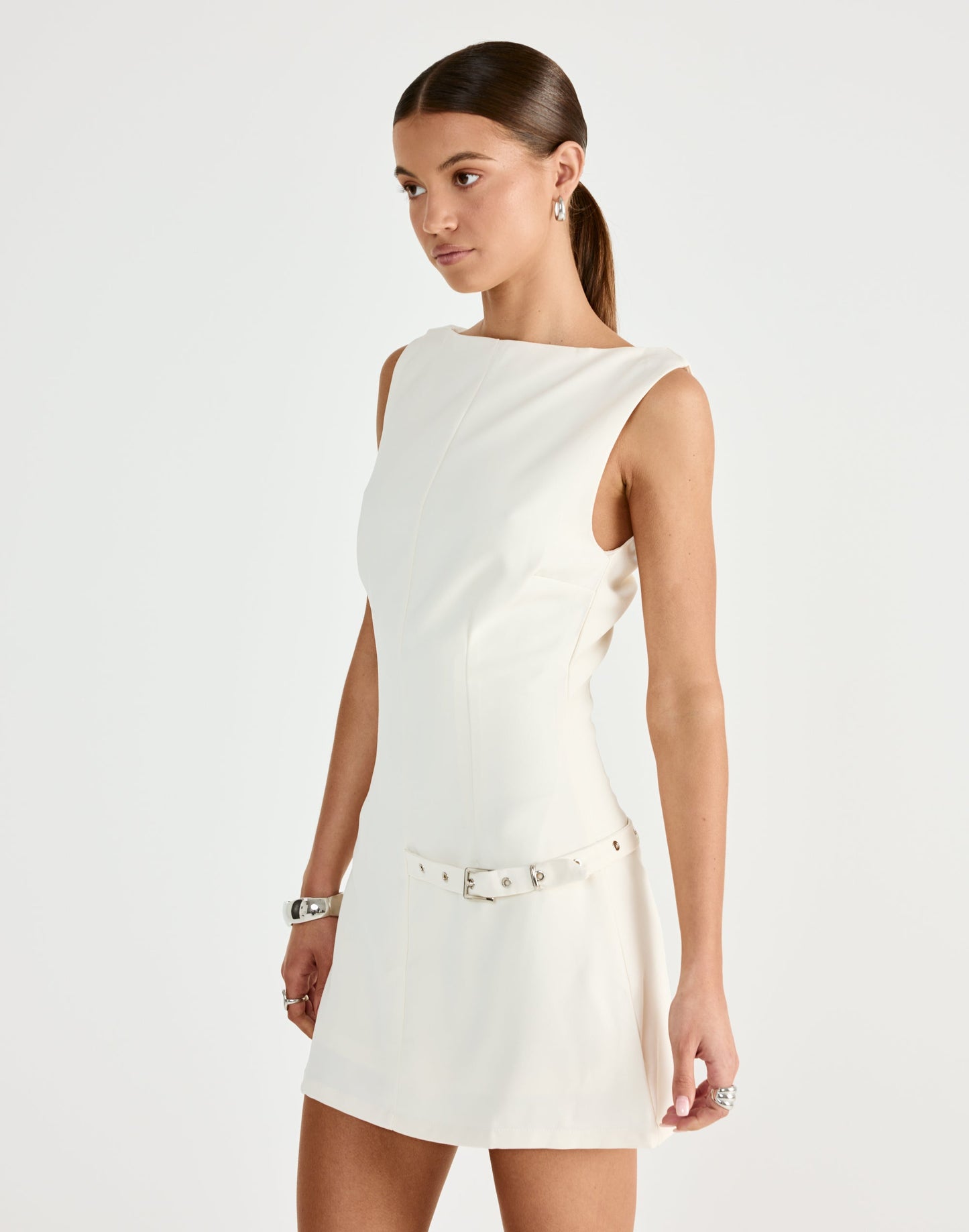 Artie Mini Dress (Oat)