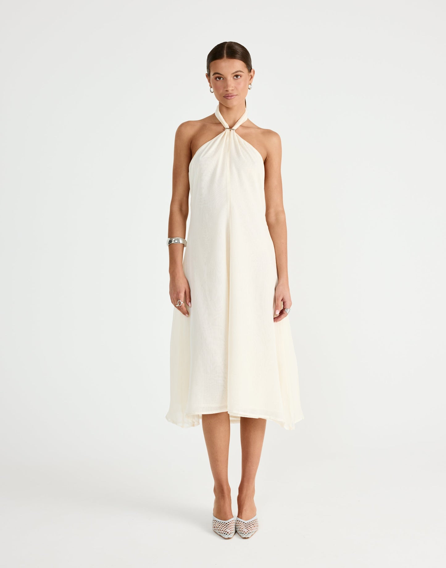 Merritt Midi Dress (Buttercream)