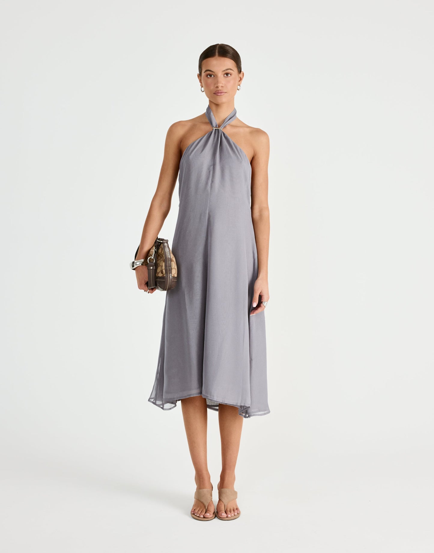 Merritt Midi Dress (Cloudy)