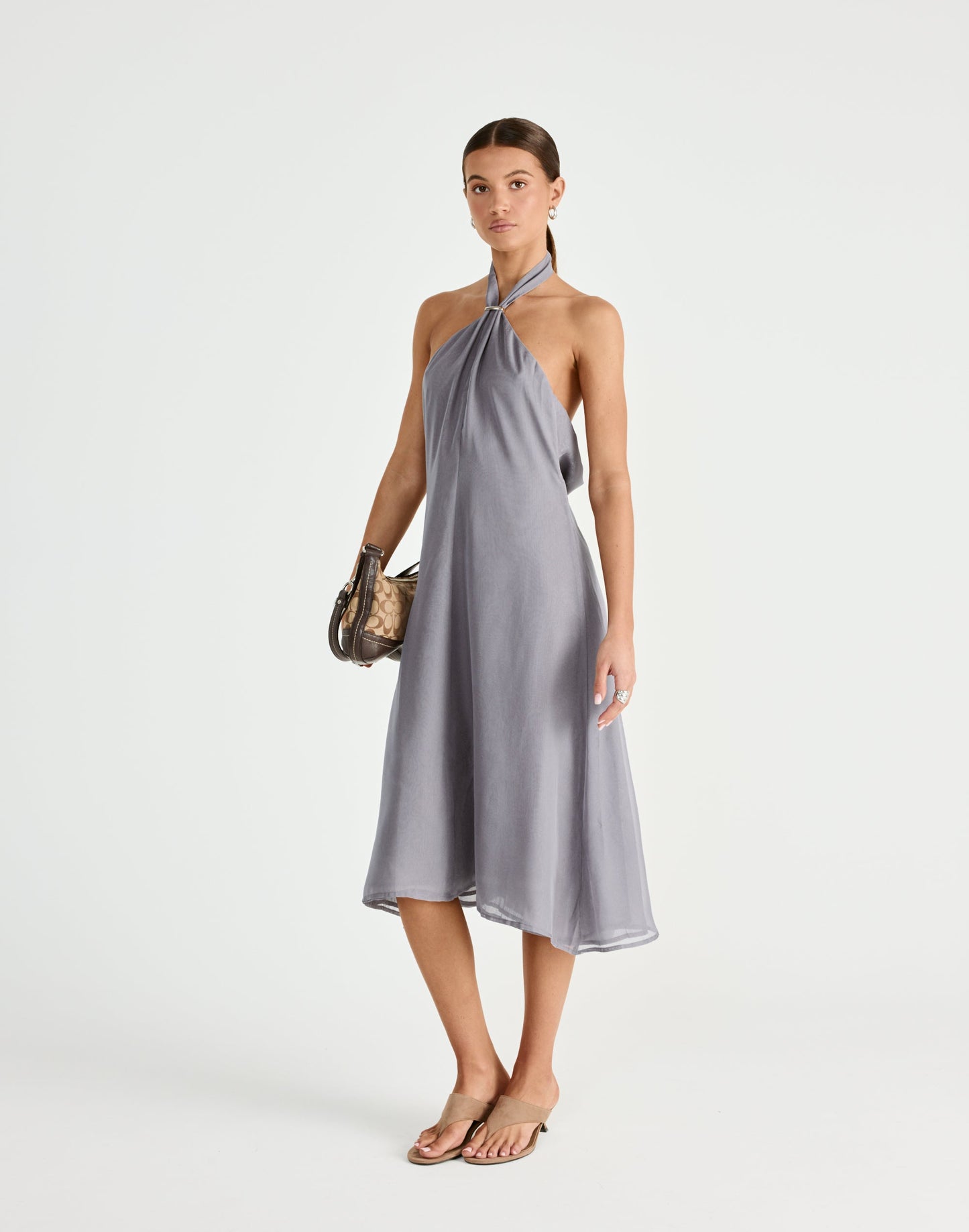 Merritt Midi Dress (Cloudy)