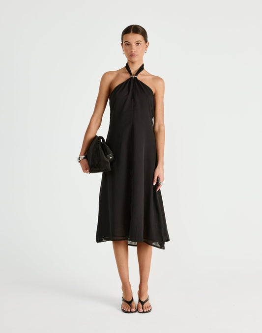 Merritt Midi Dress (Black)