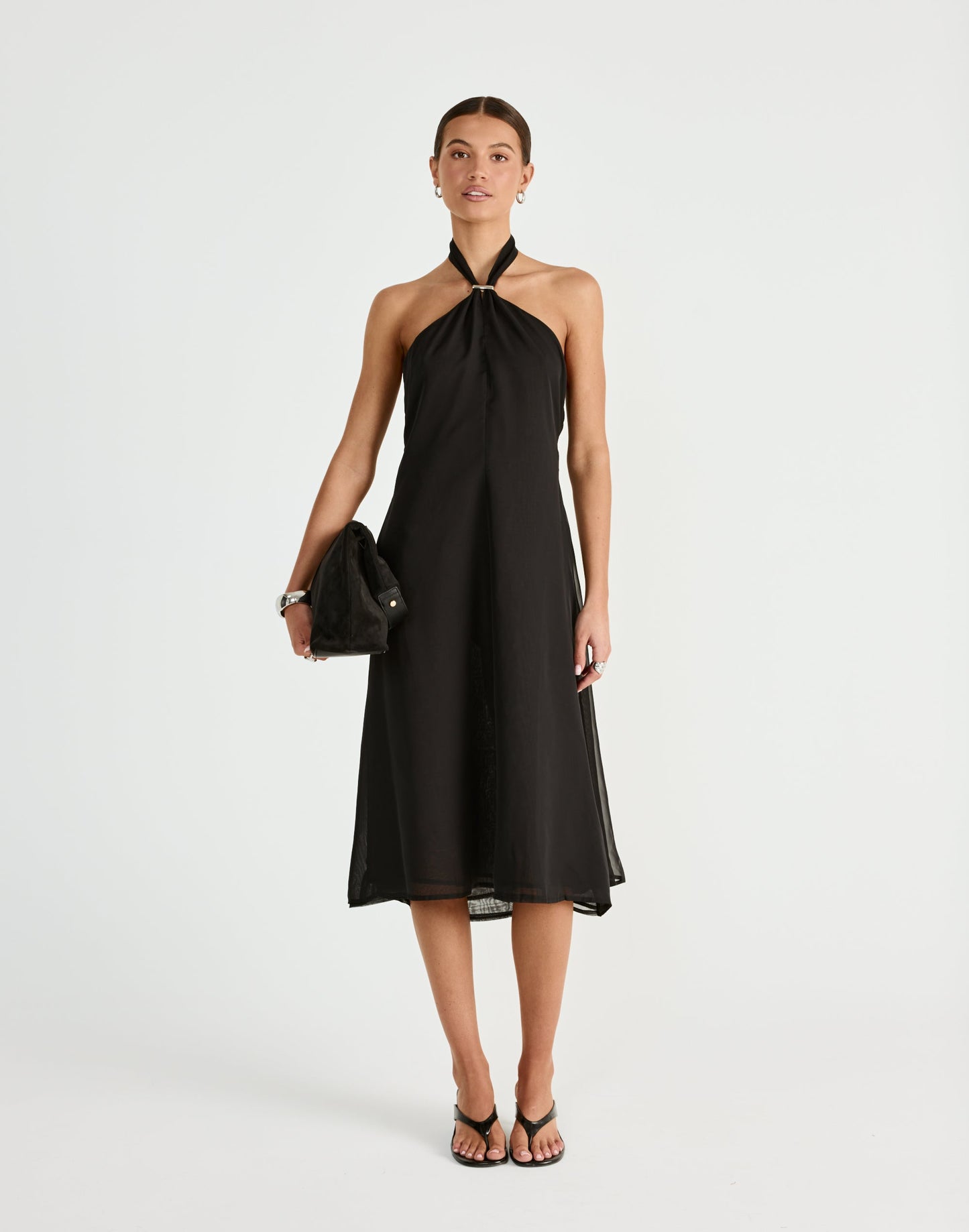 Merritt Midi Dress (Black)