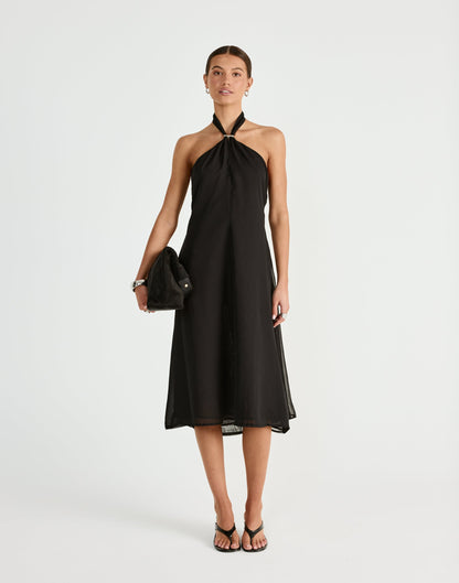 Merritt Midi Dress (Black)