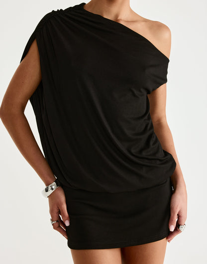 Embry Mini Dress (Black)