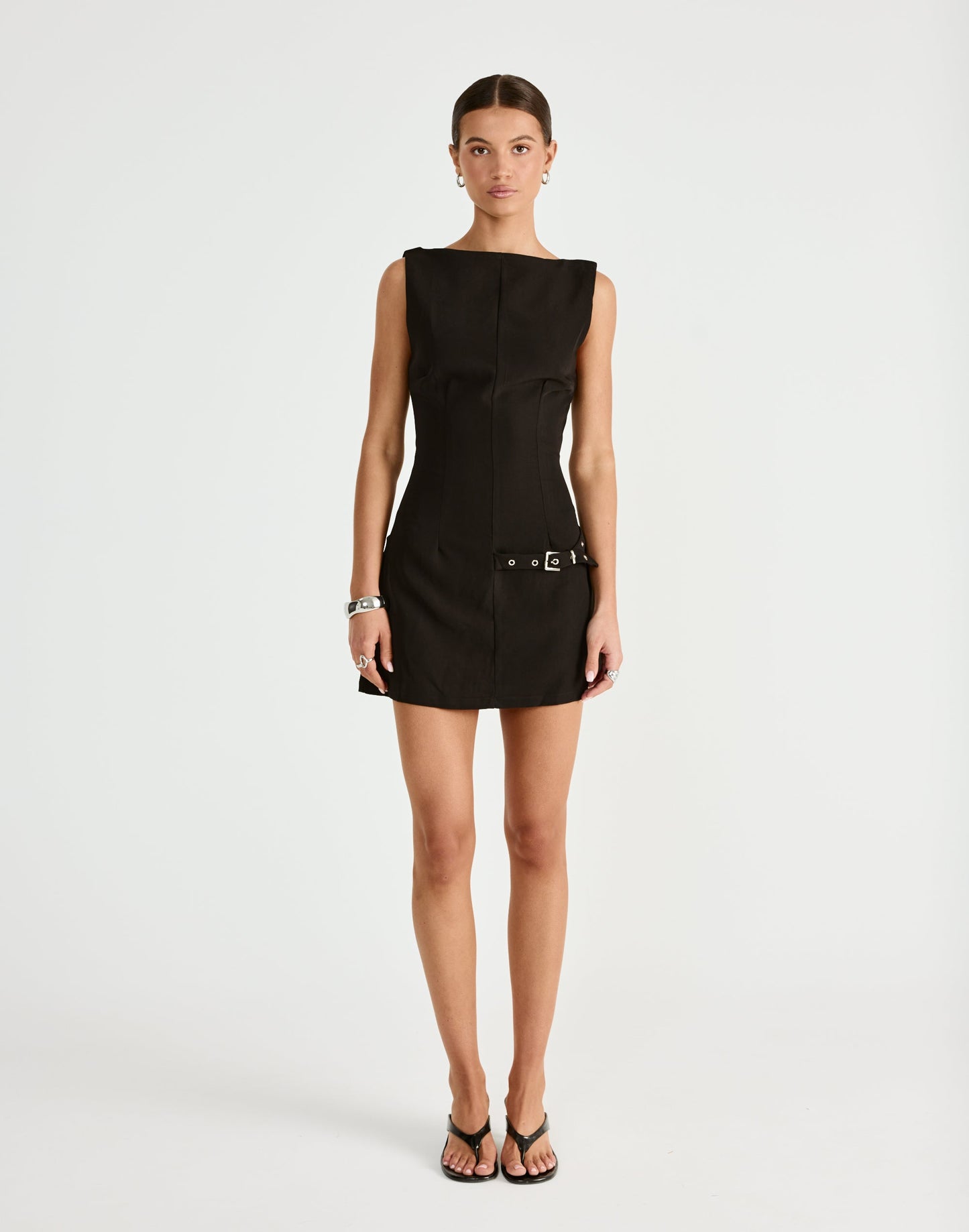 Artie Mini Dress (Black)