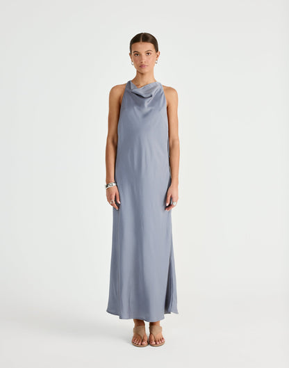 Dakari Maxi Dress (Steel)