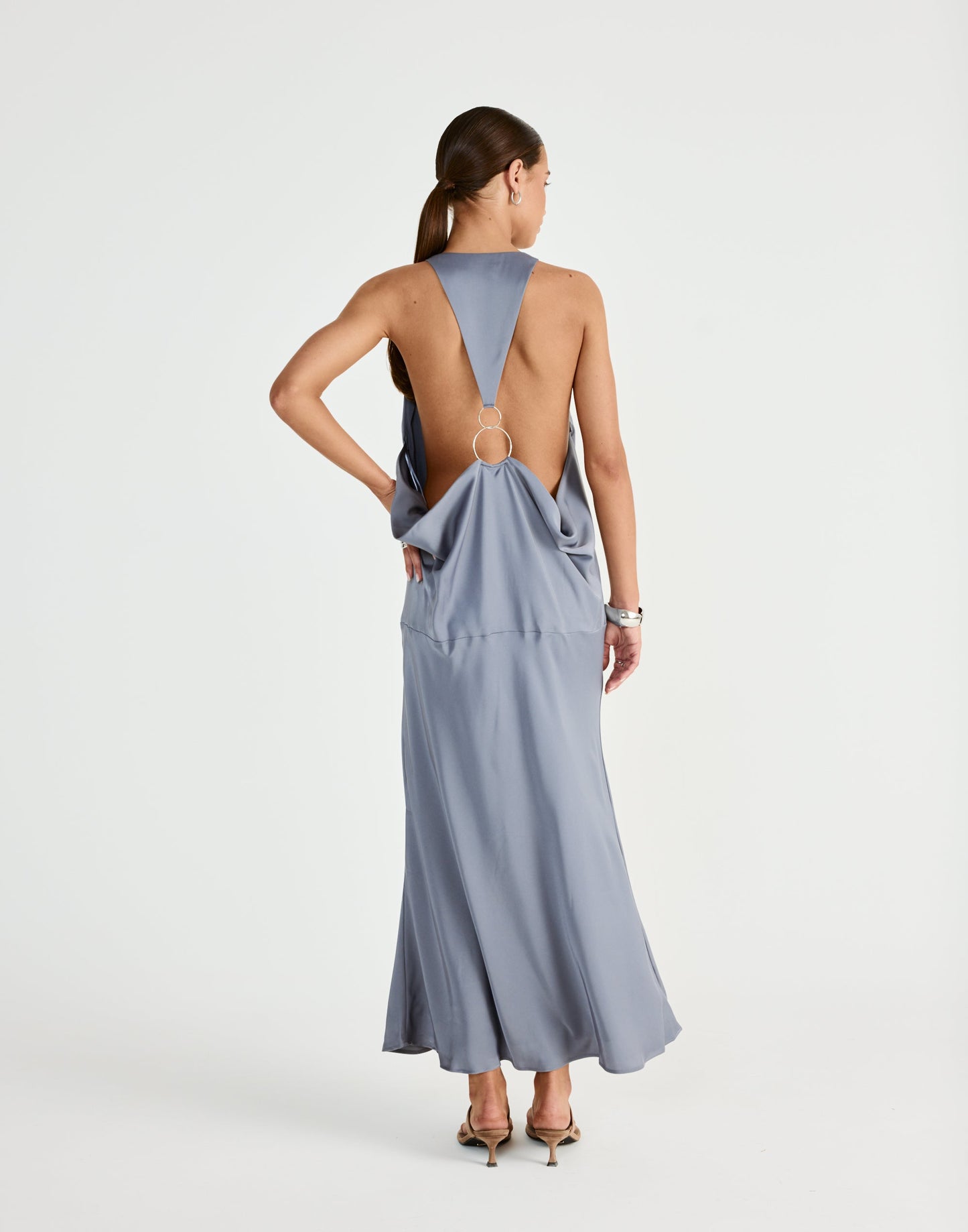 Dakari Maxi Dress (Steel)