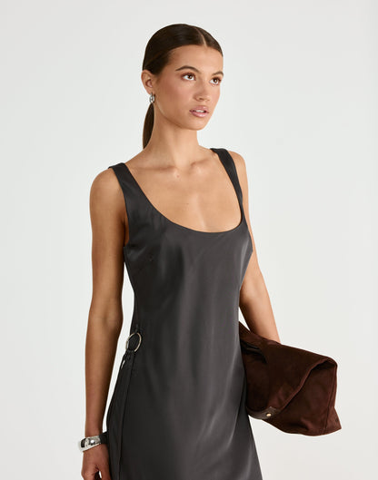 Greer Maxi Dress (Slate)