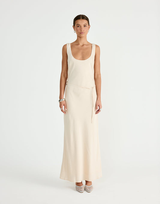 Greer Maxi Dress (Oat)