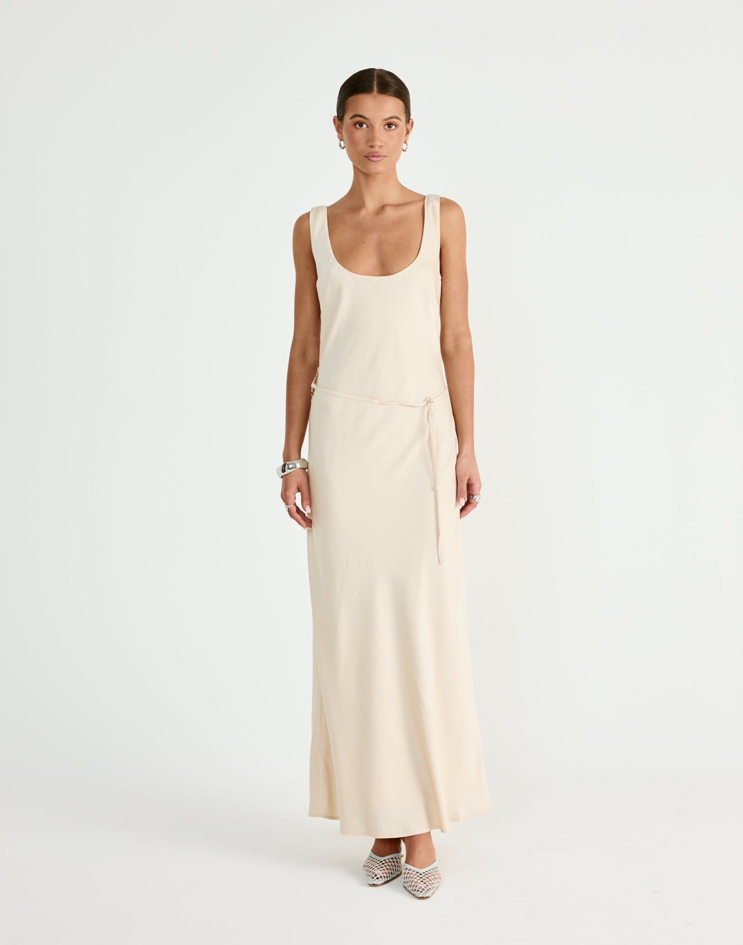 Greer Maxi Dress (Oat)