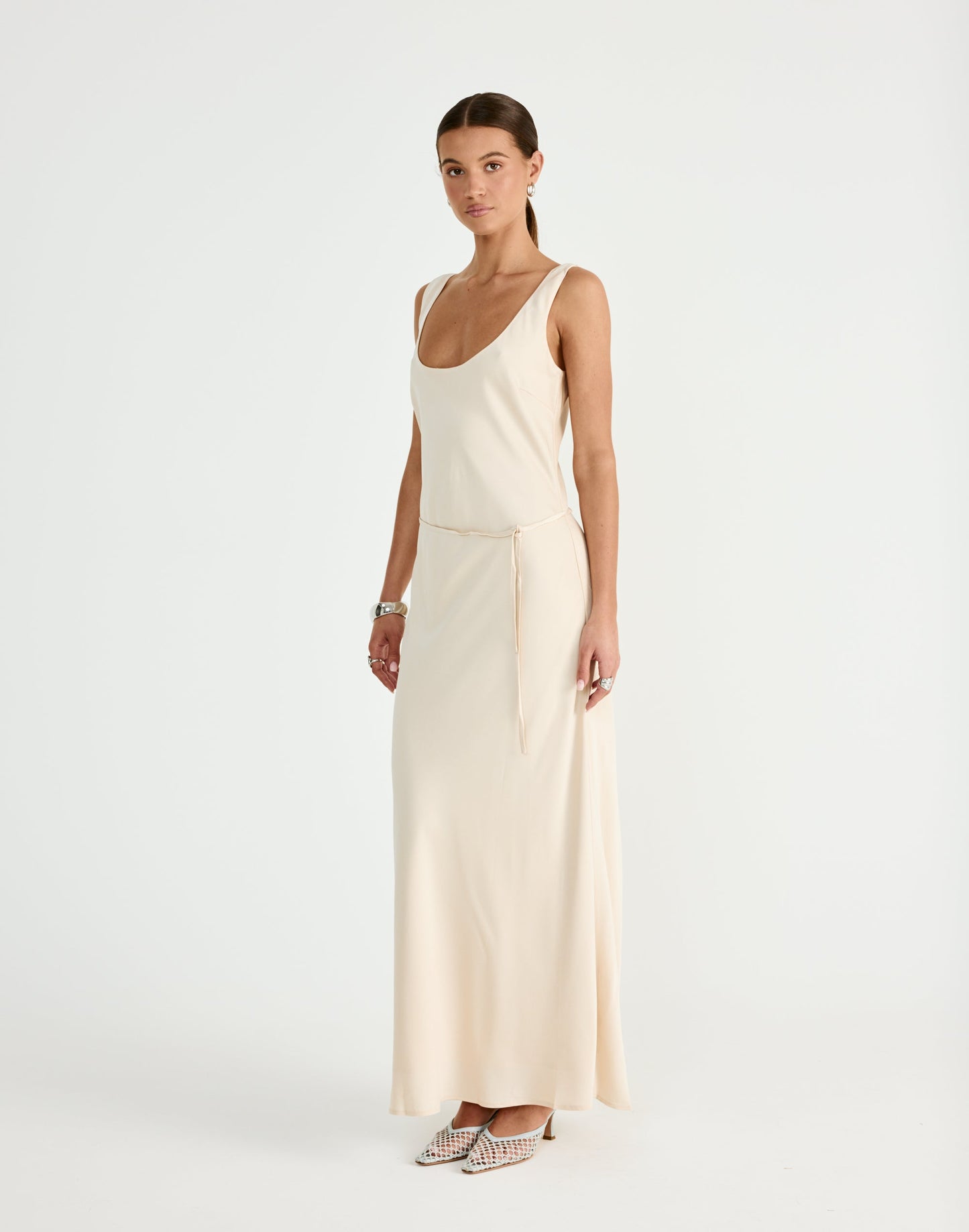 Greer Maxi Dress (Oat)