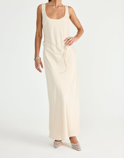 Greer Maxi Dress (Oat)