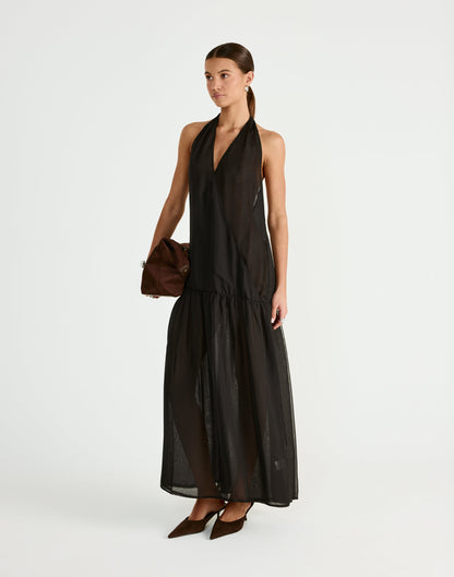 Memphis Maxi Dress (Black)