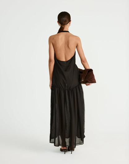 Memphis Maxi Dress (Black)