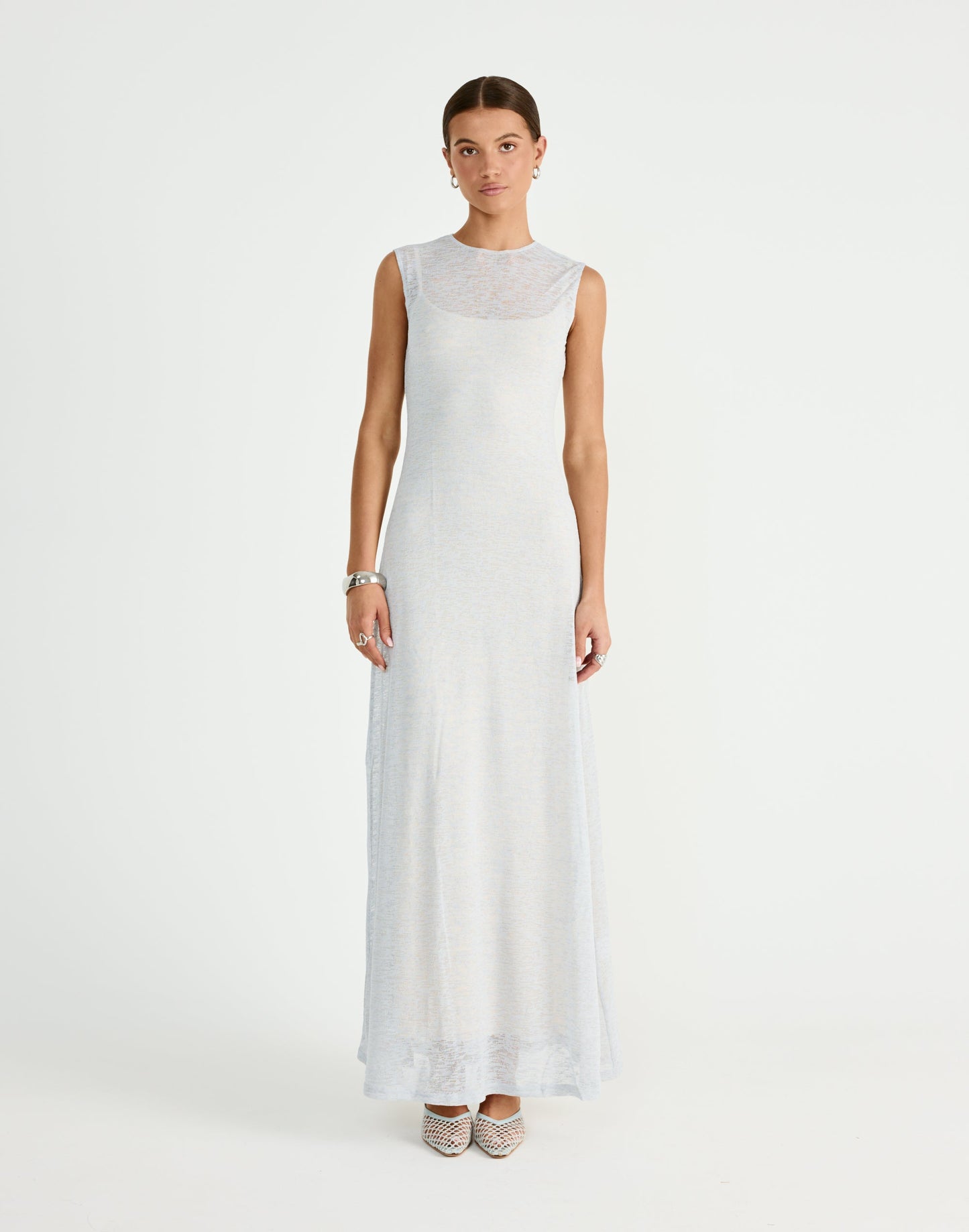Camdyn Maxi Dress (Stone Blue)