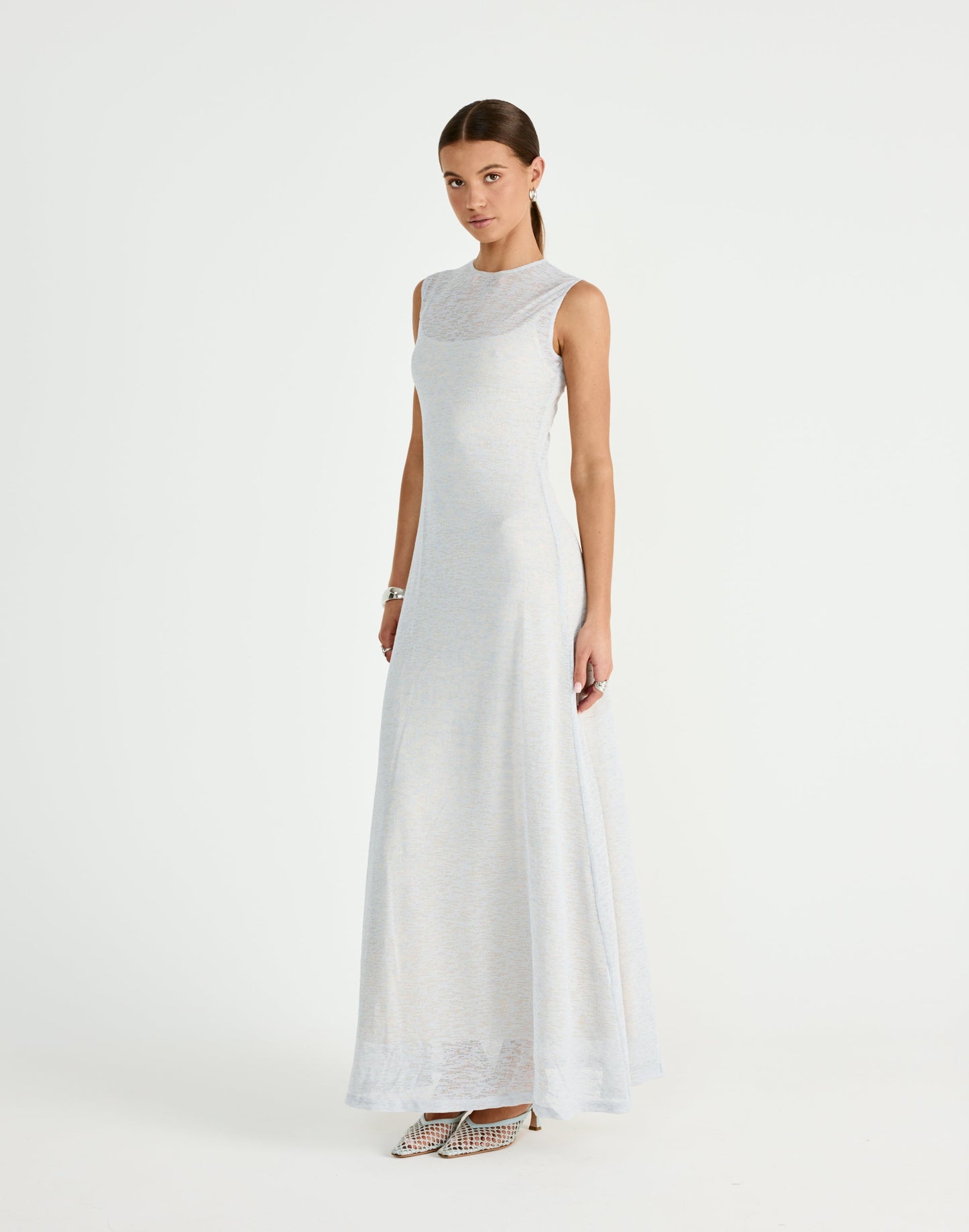 Camdyn Maxi Dress (Stone Blue)