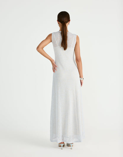 Camdyn Maxi Dress (Stone Blue)