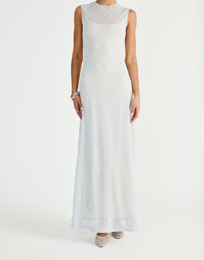 Camdyn Maxi Dress (Stone Blue)