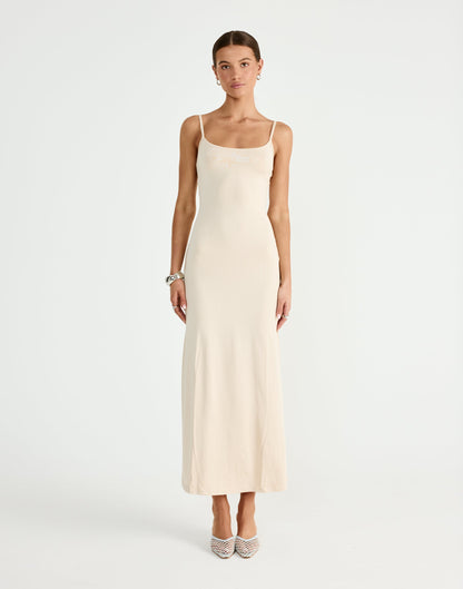 Camdyn Maxi Dress (Stone Blue)