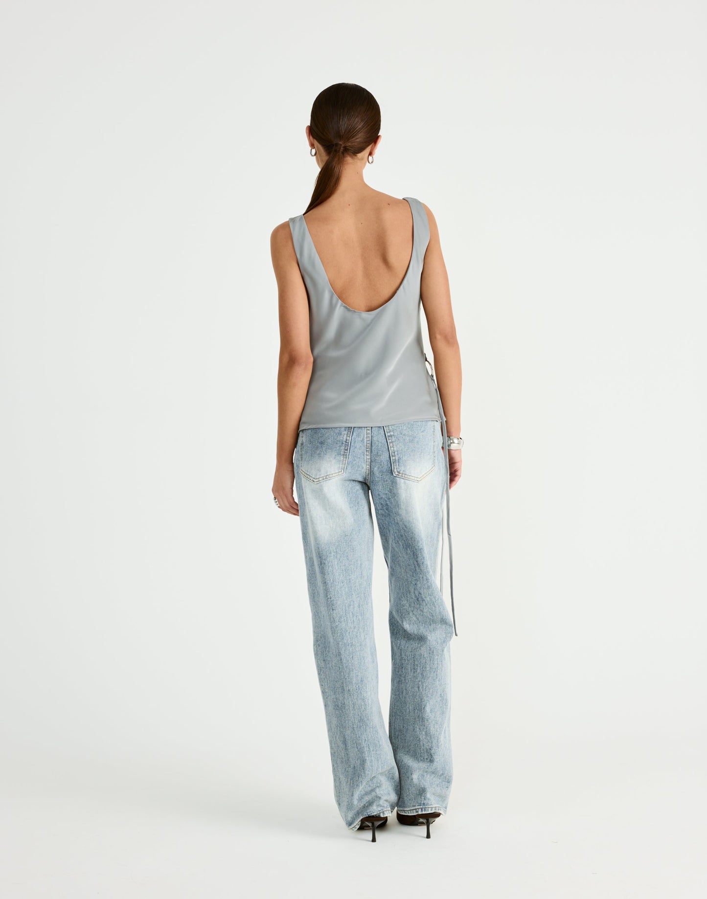 Greer Top (Smokey Blue)