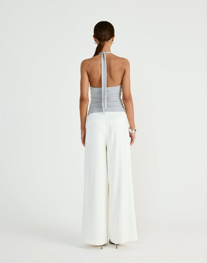 Callista Top (Smokey Blue)