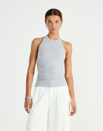 Callista Top (Smokey Blue)