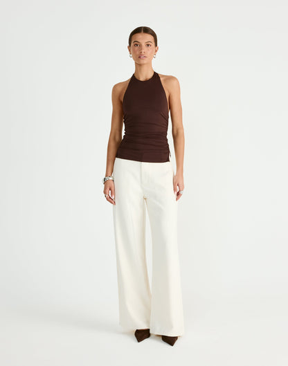 Callista Top (Chocolate)