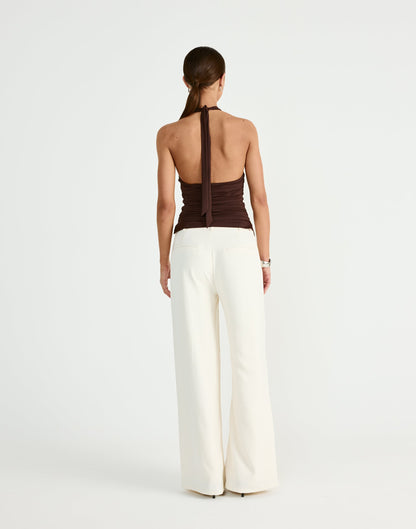 Callista Top (Chocolate)
