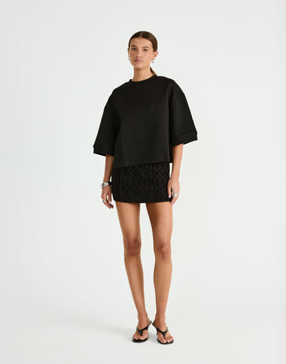 Chloe Mini Skirt (Black)